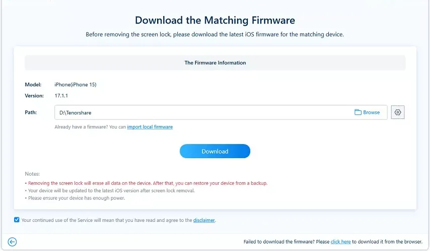 iPhone 螢幕解鎖器